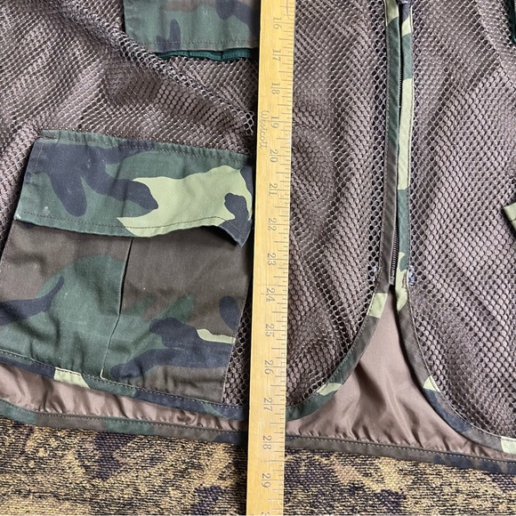 Northwest Territory Hunting Camo Vest Men's XXL Shotgun Shell Holder Pockets Zip - Picture 5 of 8